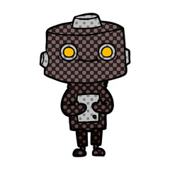 cartoon robot