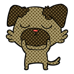 cute cartoon dog