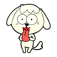 cute cartoon dog