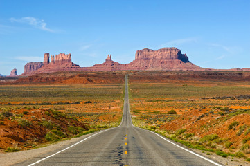 Road Leading to Monument Valley