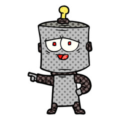 Fototapeta premium cartoon robot