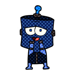 cartoon robot