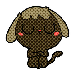 cute cartoon dog