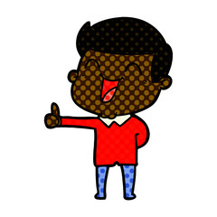 cartoon man laughing