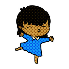 Fototapeta premium cartoon woman