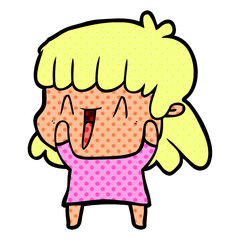 cartoon woman