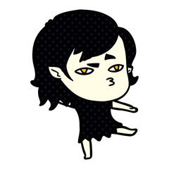 cartoon vampire girl