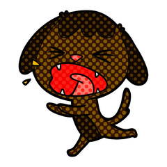 cute cartoon dog