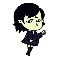 cartoon vampire girl