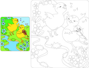 Easter chicken tones