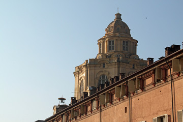 Fototapeta na wymiar Building in Turin, Italy