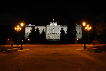 Fototapeta premium Palacio Real, Madrid, Spain