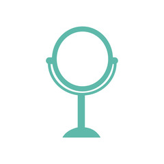 Mirror icon. Vector Illustration