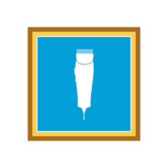 Shaving machine icon