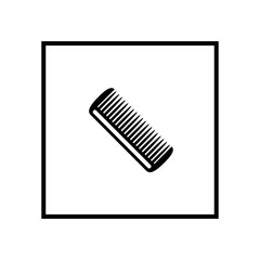 Hairbrush icon. Vector Illustration