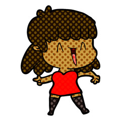 cartoon woman
