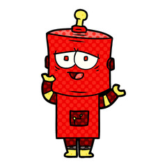 cartoon robot