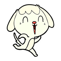 cute cartoon dog crying