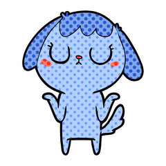 cute cartoon dog