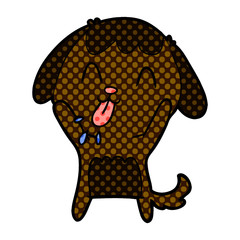 cute cartoon dog