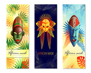 African Festive Vertical Banners