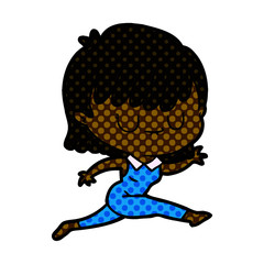 cartoon woman