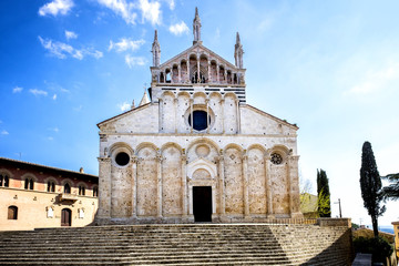 Fototapeta na wymiar Massa Marittima Cathedral (Cattedrale di San Cerbone), province of Grosseto, southern Tuscany, Italy.