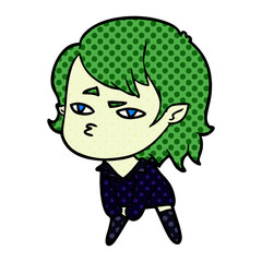 cartoon vampire girl