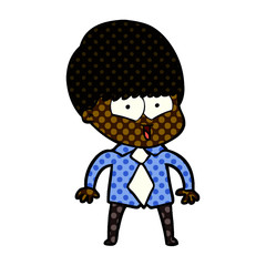 cartoon happy boy