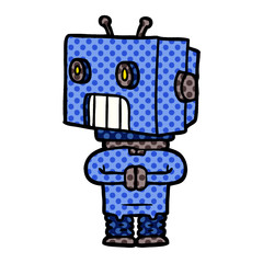 cartoon robot