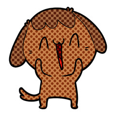cute cartoon dog