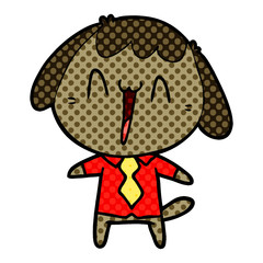 Obraz premium cute cartoon dog