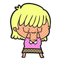 cartoon woman