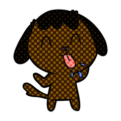 Obraz premium cute cartoon dog