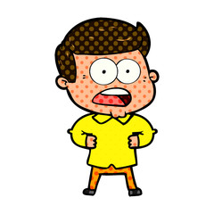 cartoon shocked man