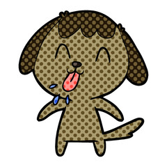 cute cartoon dog