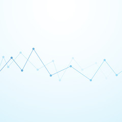 Abstract blue background with lines