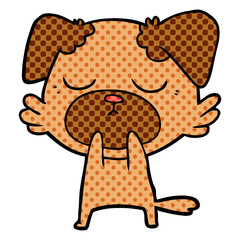 cute cartoon dog