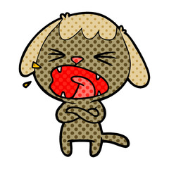 cute cartoon dog