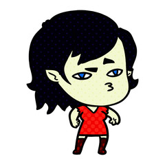 cartoon vampire girl