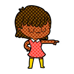 cartoon woman