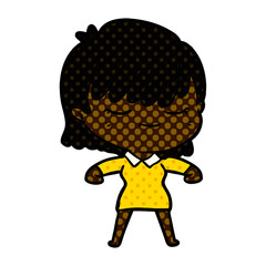 Fototapeta premium cartoon woman