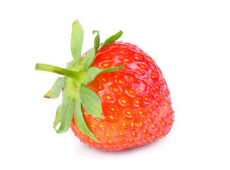 Strawberry isolated on white background. Clipping Path