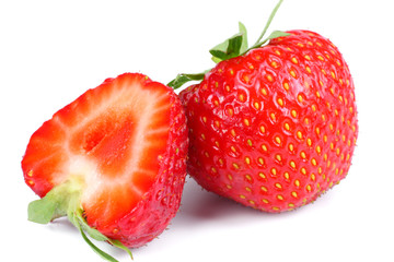 Strawberry isolated on white background. Clipping Path