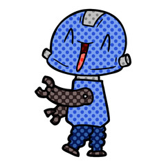 cartoon robot
