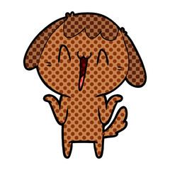 cute cartoon dog