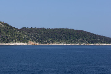 Panorama of Thasopoula Island, East Macedonia and Thrace, Greece