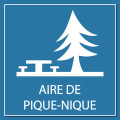 Logo aire de pique-nique. © Scriblr