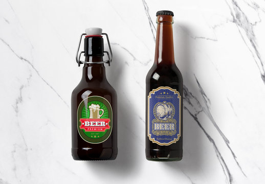 Modelle f&uuml;r braune Glasflaschen