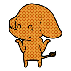 cute cartoon elephant